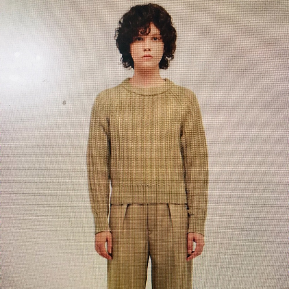 Uniqlo U low gauge crew neck sweater L